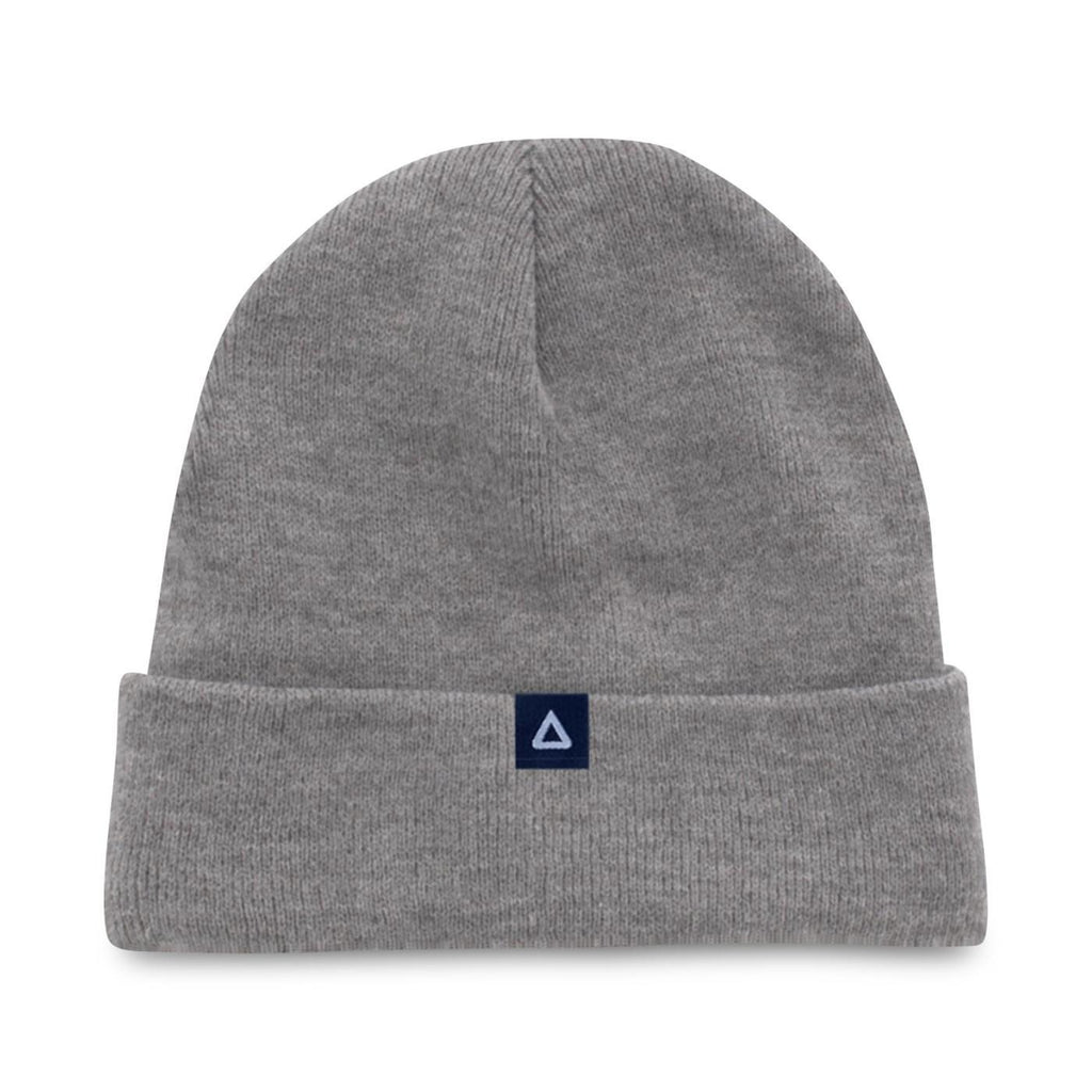 Ahead Newfoundland Fleece Lined Beanie with Cuff Embroidery - Grey Heather - View 3