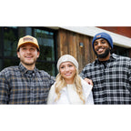 Ahead Newfoundland Fleece Lined Beanie with Cuff Embroidery - Navy - View 3