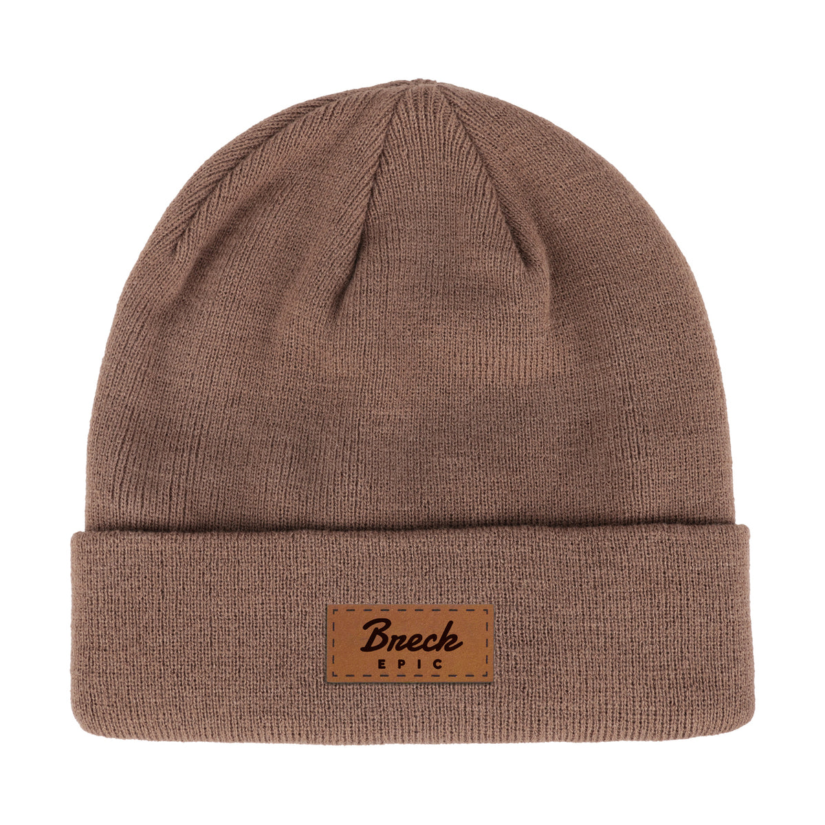 Ahead Newfoundland Fleece Lined Beanie with Cuff Embroidery - Timber - View 1
