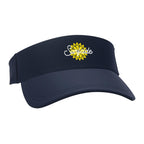 Ahead Scuba Visor in Recycled Tech Fabric Embroidery - Navy - View 1