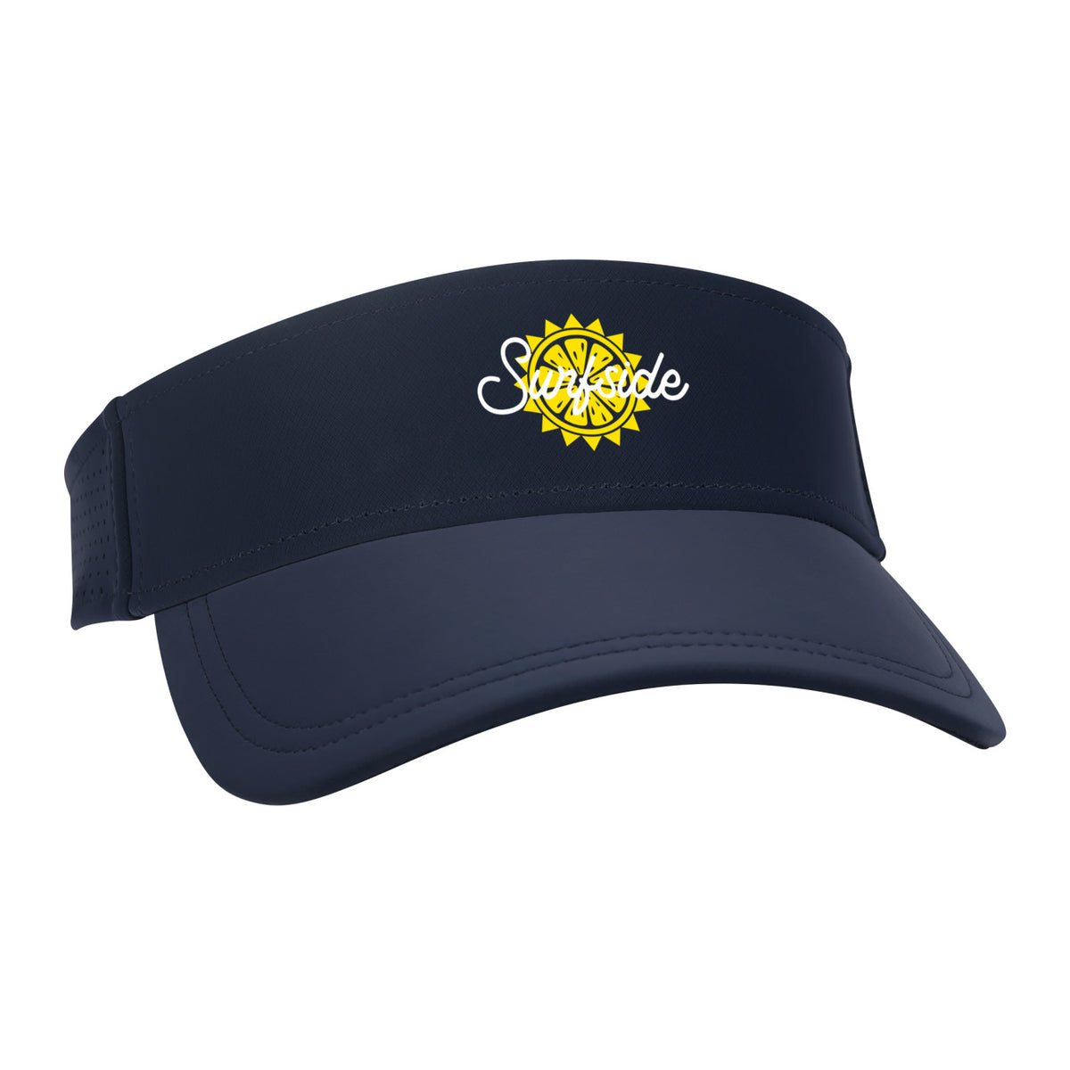 Ahead Scuba Visor in Recycled Tech Fabric Embroidery - Navy - View 2