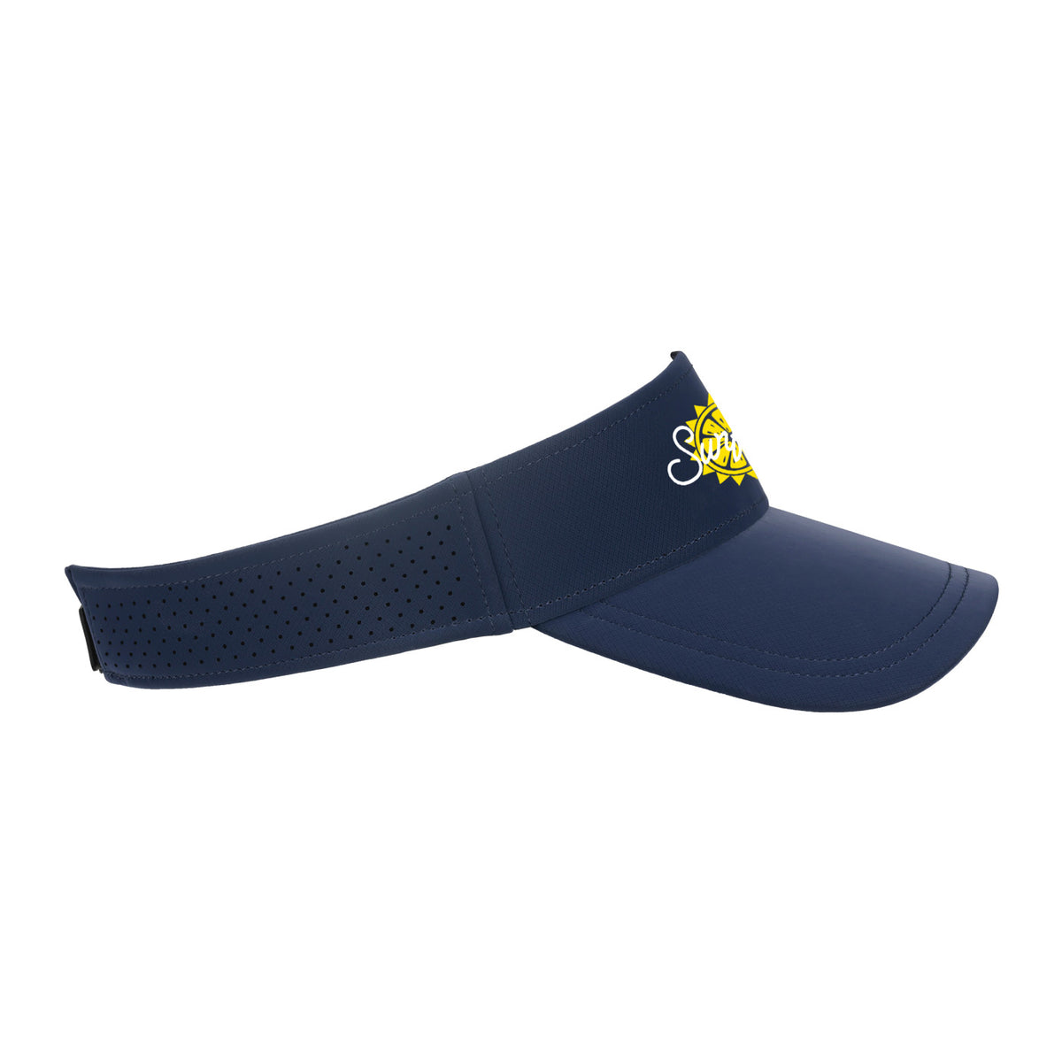 Ahead Scuba Visor in Recycled Tech Fabric Embroidery - Navy - View 6
