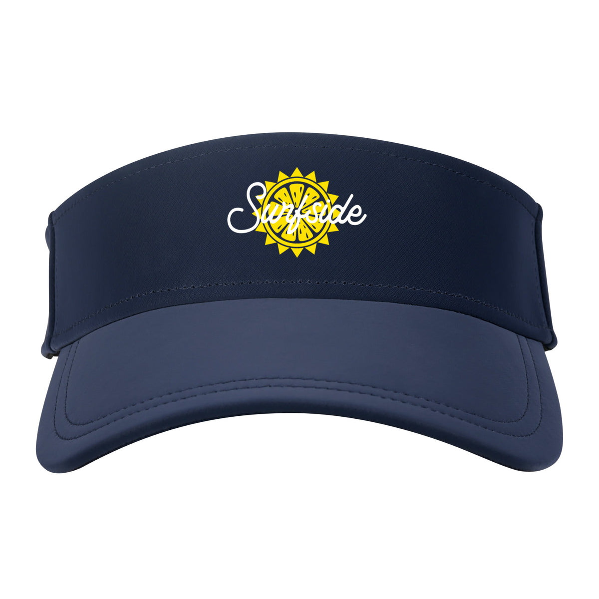 Ahead Scuba Visor in Recycled Tech Fabric Embroidery - Navy - View 9