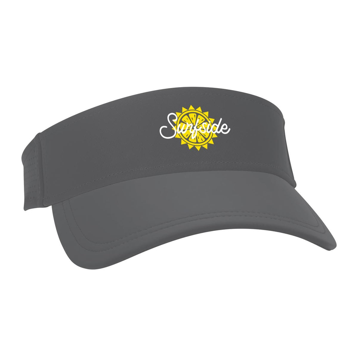 Ahead Scuba Visor in Recycled Tech Fabric Transfer - Grey - View 1