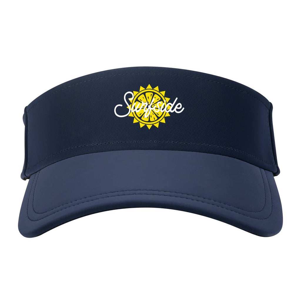 Ahead Scuba Visor in Recycled Tech Fabric Transfer - Navy - View 10
