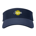 Ahead Scuba Visor in Recycled Tech Fabric Transfer - Navy - View 9