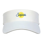 Ahead Scuba Visor in Recycled Tech Fabric Transfer - White - View 10