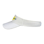 Ahead Scuba Visor in Recycled Tech Fabric Transfer - White - View 7