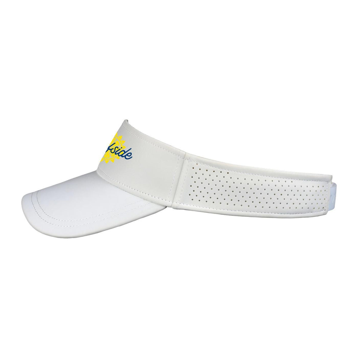 Ahead Scuba Visor in Recycled Tech Fabric Transfer - White - View 7