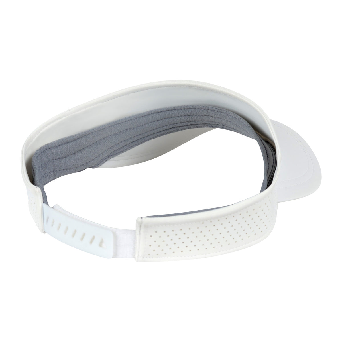 Ahead Scuba Visor in Recycled Tech Fabric Transfer - White - View 9