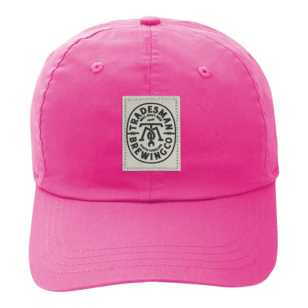 Ahead Shawmut Lightweight Cotton Cap Transfer - Pink Ribbon - View 2