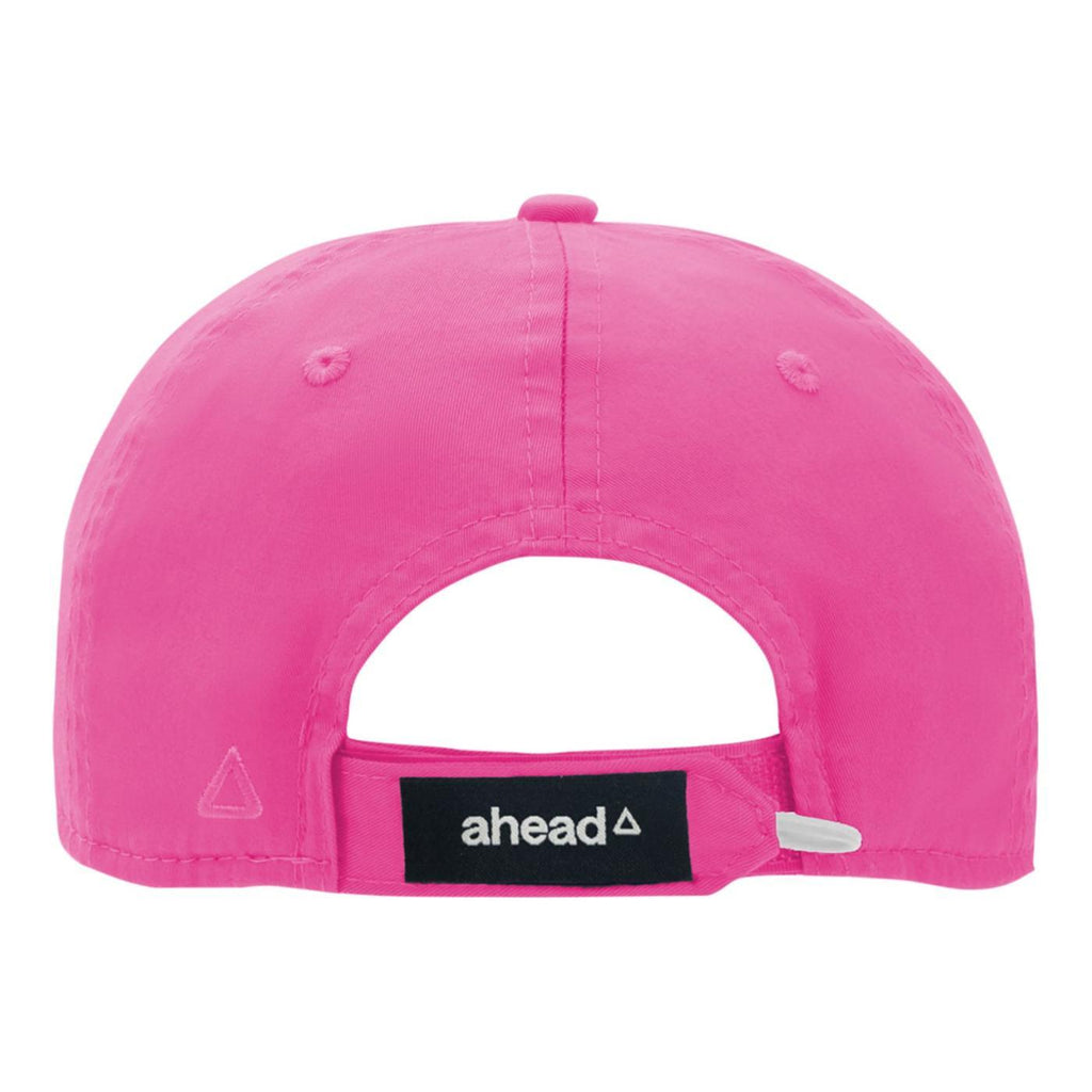 Ahead Shawmut Lightweight Cotton Cap Transfer - Pink Ribbon - View 5