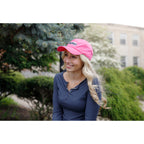 Ahead Shawmut Lightweight Cotton Cap Transfer - Pink Ribbon - View 6