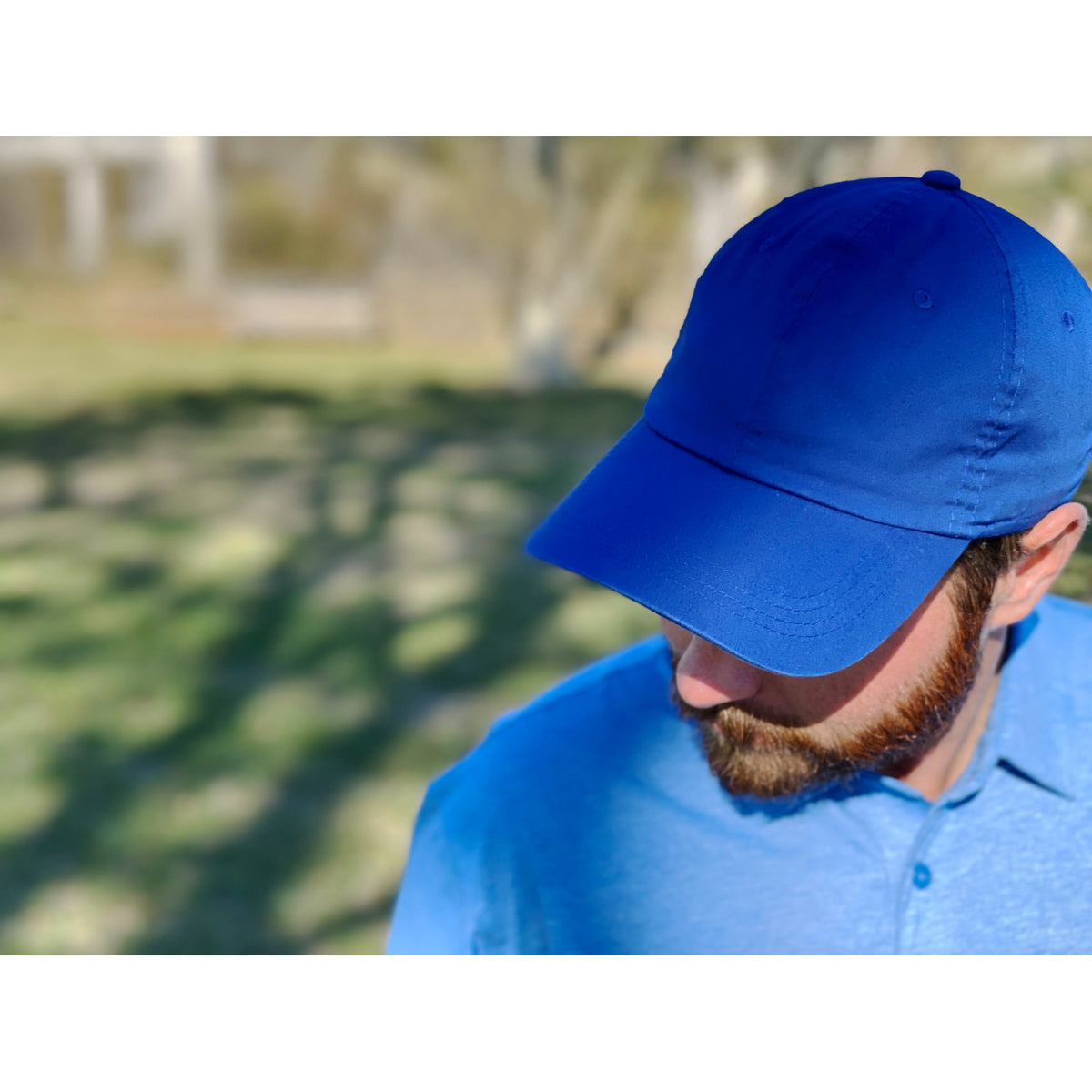 Ahead Shawmut Lightweight Cotton Cap Transfer - University Tour Blue - View 6