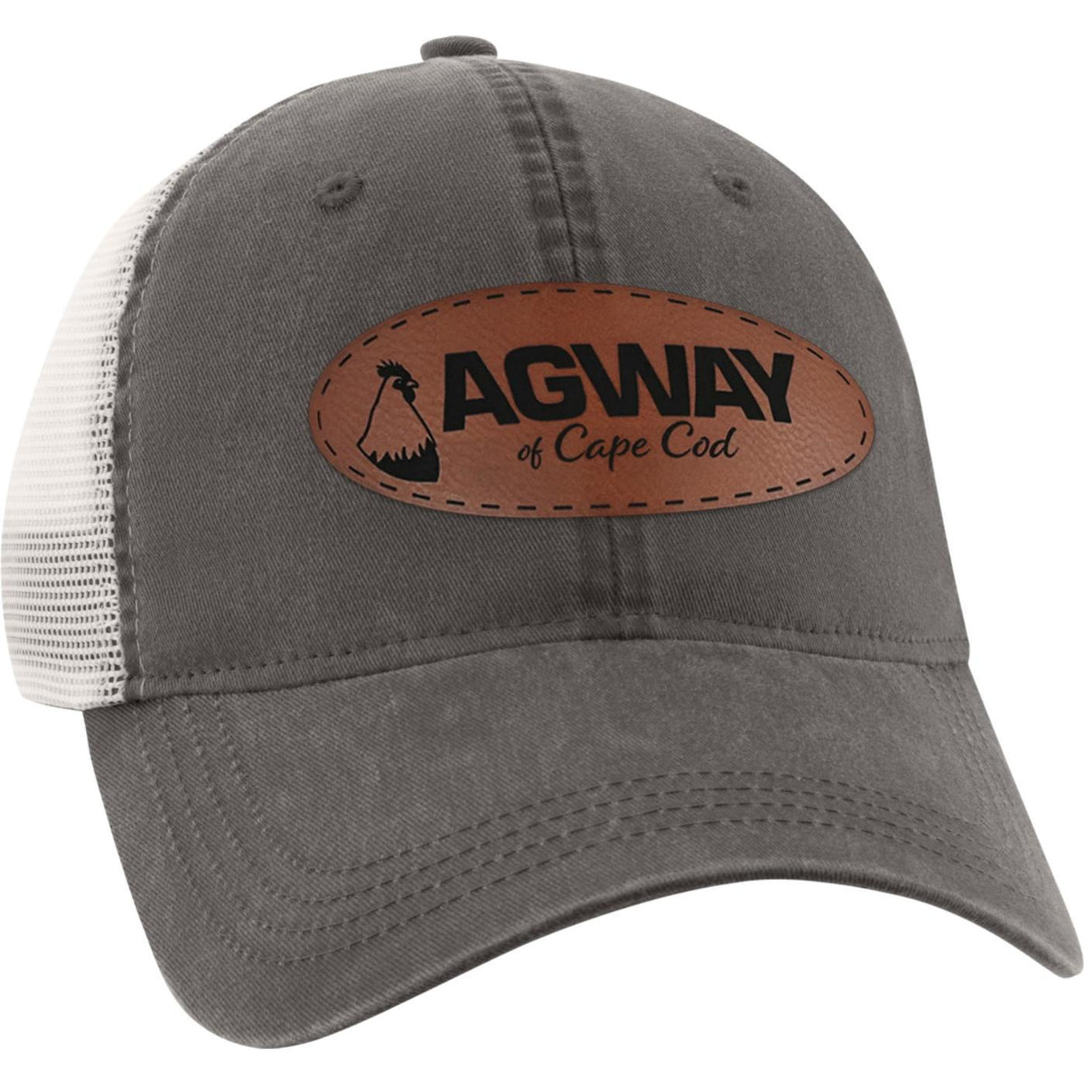 Ahead Solana Pigment Dyed Mesh Back Cap Transfer - Charcoal - View 1