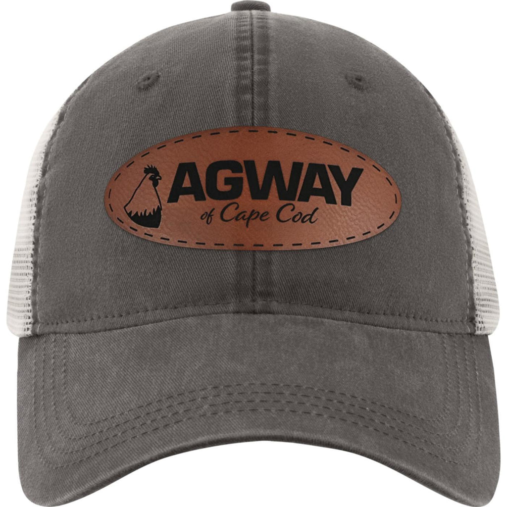 Ahead Solana Pigment Dyed Mesh Back Cap Transfer - Charcoal - View 4