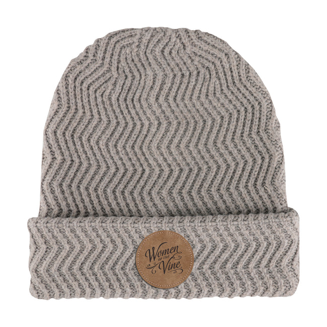 Ahead Spiraluxe Cuffed Knit Beanie for Women Embroidery