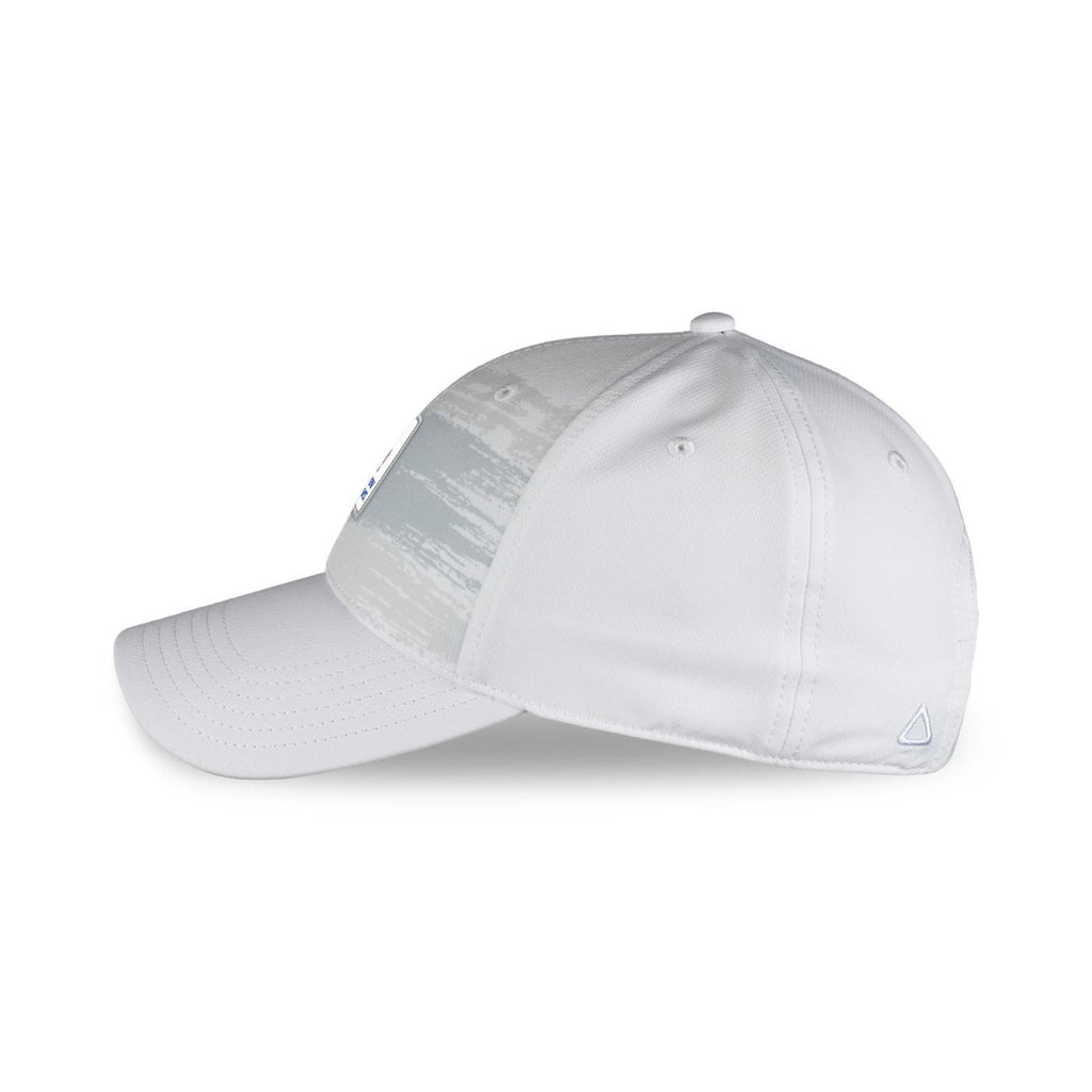 Ahead Splash Pattern Performance Cap Embroidery - White Grey - Splash - View 3