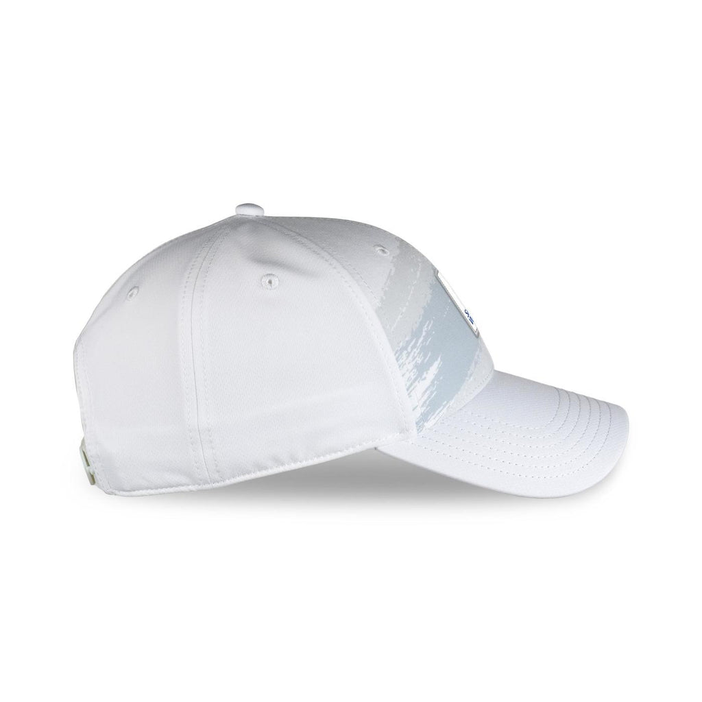 Ahead Splash Pattern Performance Cap Embroidery - White Grey - Splash - View 4