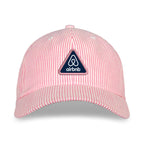 Ahead Stewart Oxford Stripe Cap Transfer - Pink/White - View 2