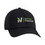 Ahead Stratus Stretch Performance Cap, Structured Embroidery - Black - View 1