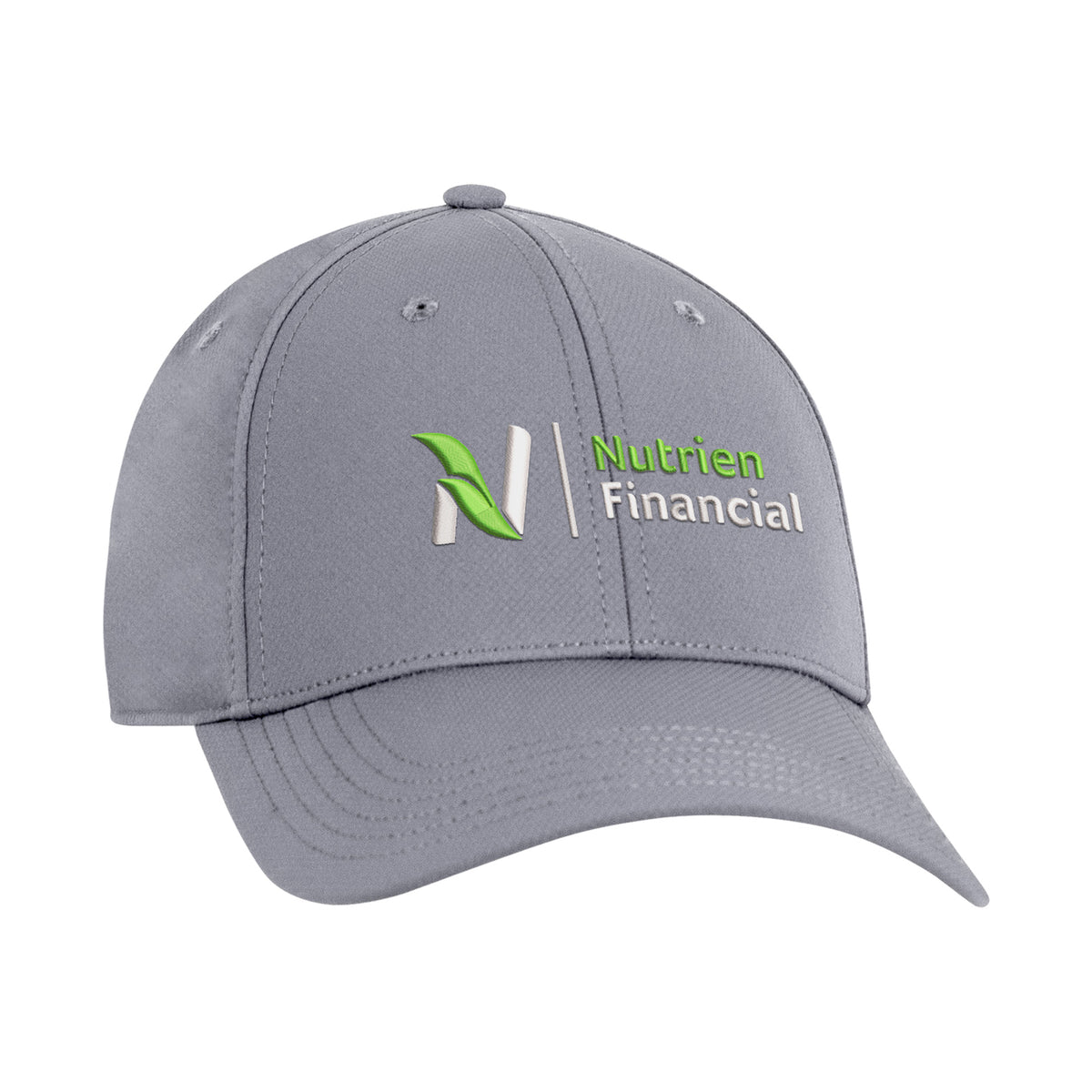 Ahead Stratus Stretch Performance Cap, Structured Embroidery - Light Grey - View 1