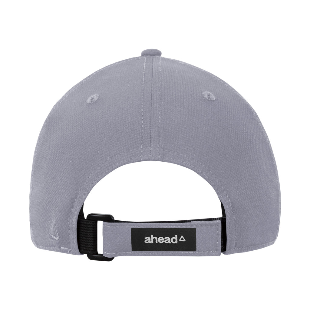 Ahead Stratus Stretch Performance Cap, Structured Embroidery - Light Grey - View 5