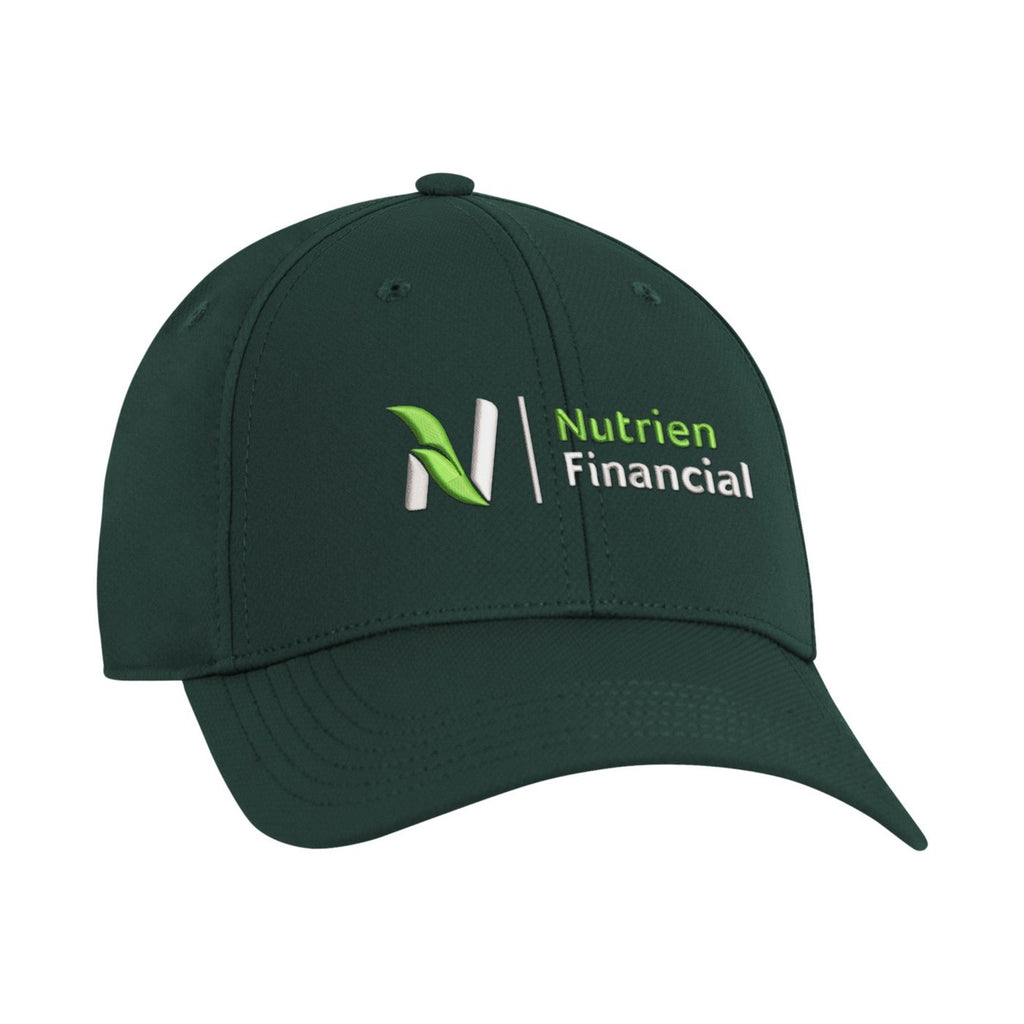 Ahead Stratus Stretch Performance Cap, Structured Embroidery - University Hunter Green - View 1