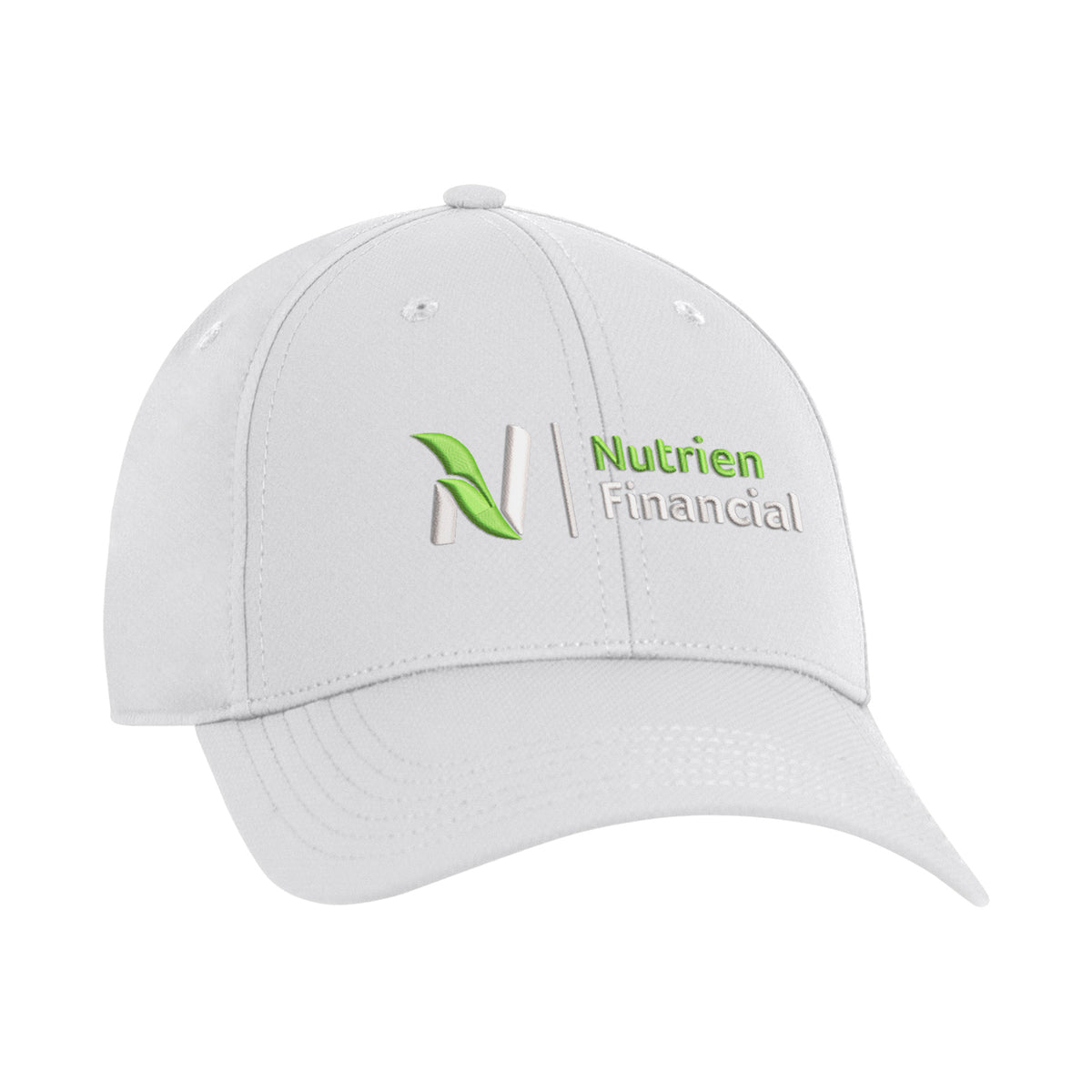 Ahead Stratus Stretch Performance Cap, Structured Embroidery - White - View 1