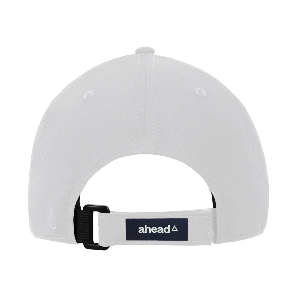 Ahead Stratus Stretch Performance Cap, Structured Embroidery - White - View 5
