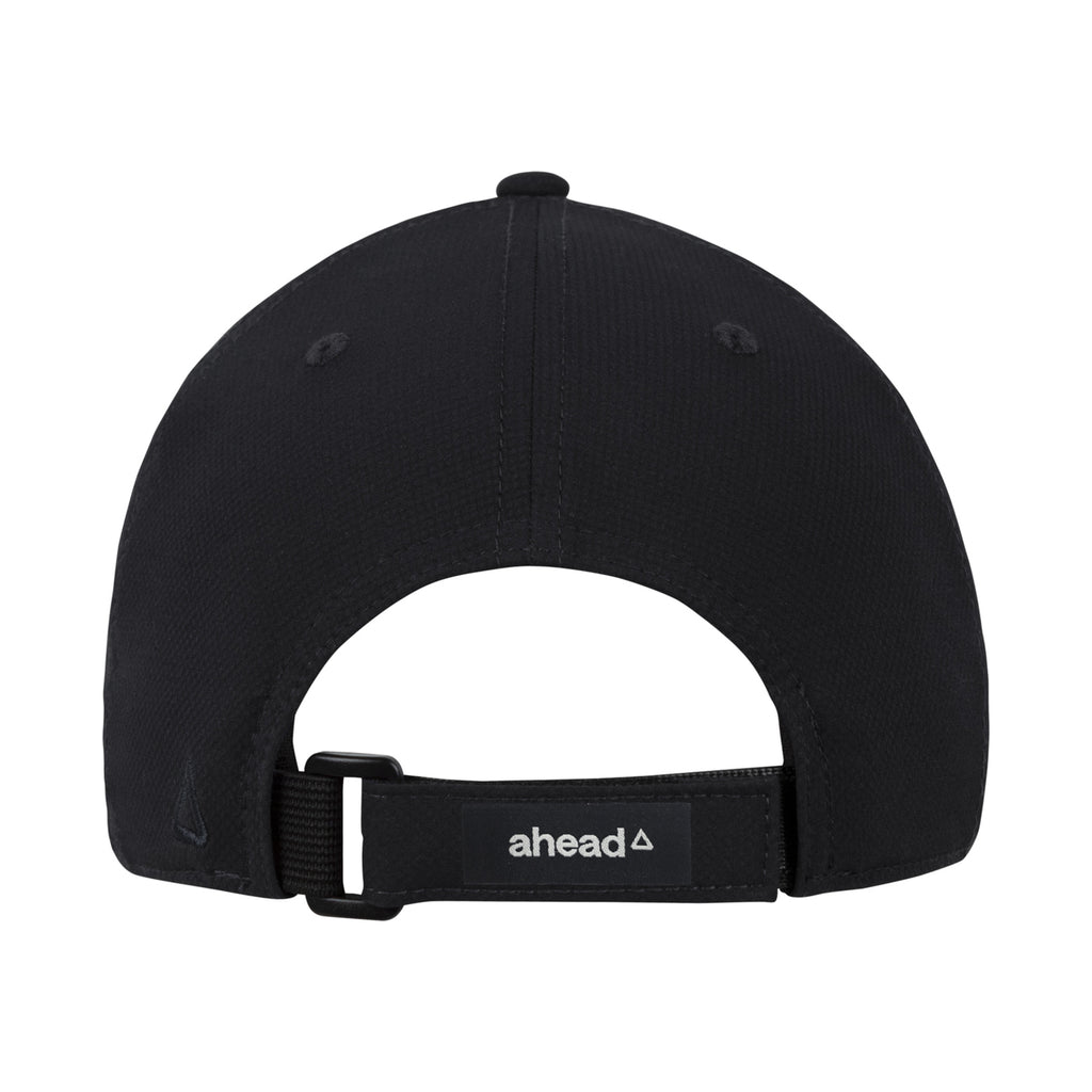 Ahead Stratus Stretch Performance Cap, Structured Transfer - Black - View 5