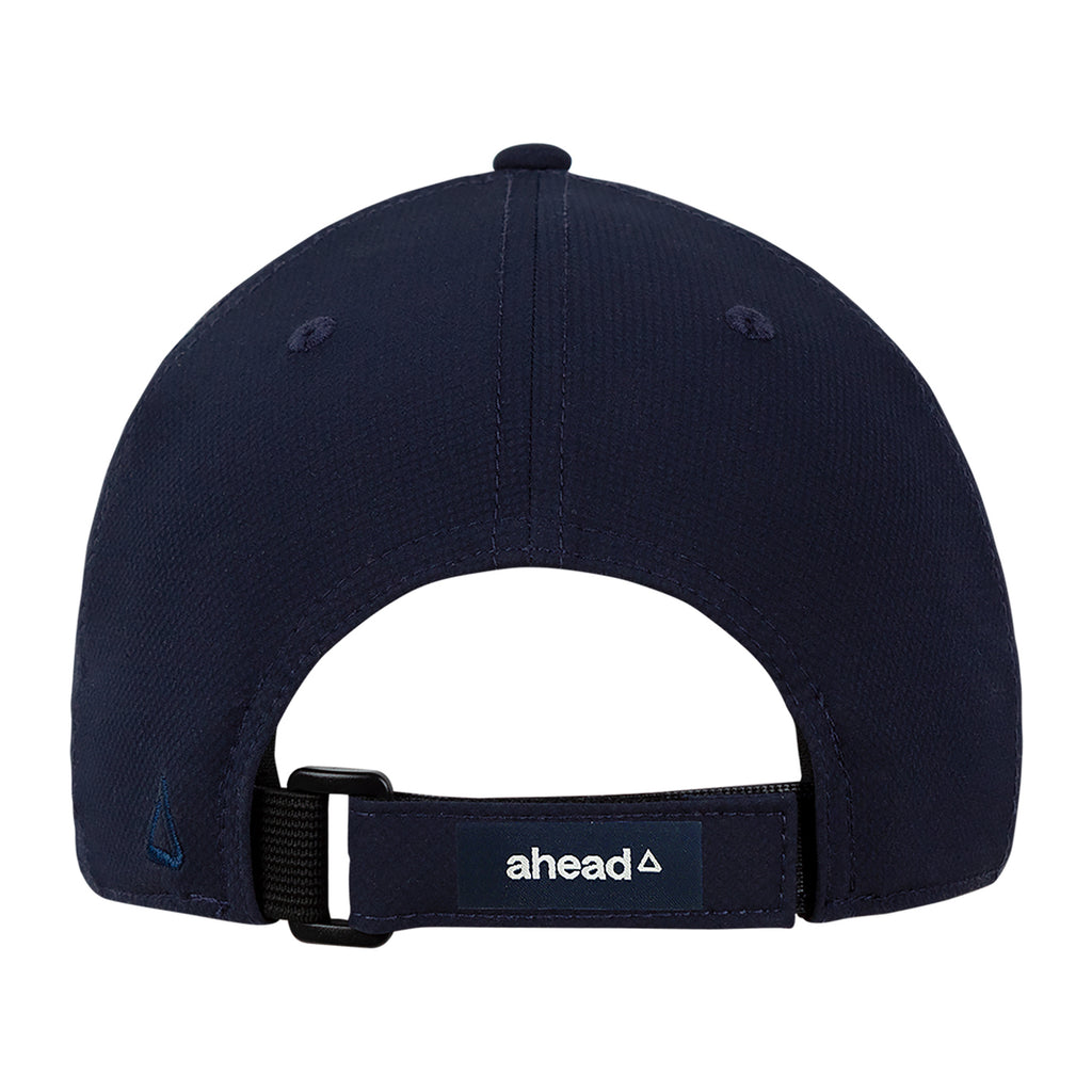 Ahead Stratus Stretch Performance Cap, Structured Transfer - Navy - View 5