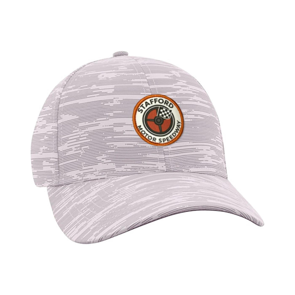 Ahead Streaker Patterned Performance Cap Embroidery - White-Grey - View 1