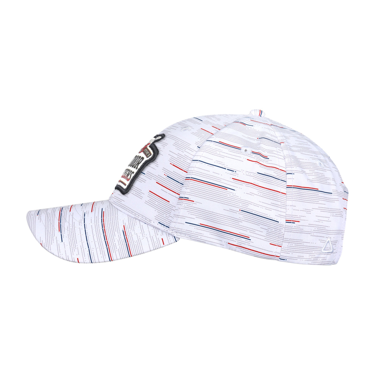 Ahead Streaker Patterned Performance Cap Transfer - White Grey Americana - View 4