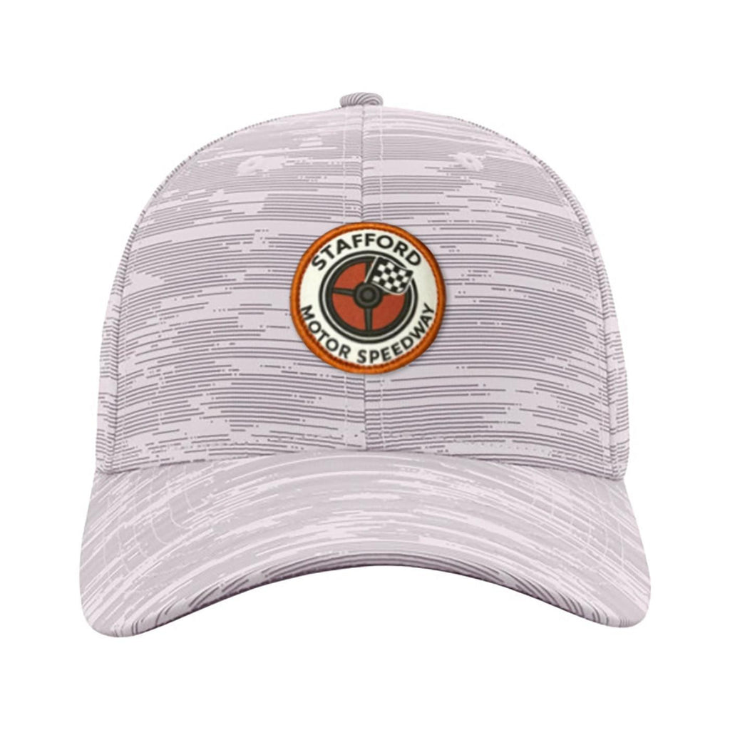 Ahead Streaker Patterned Performance Cap Transfer - White-Grey - View 2