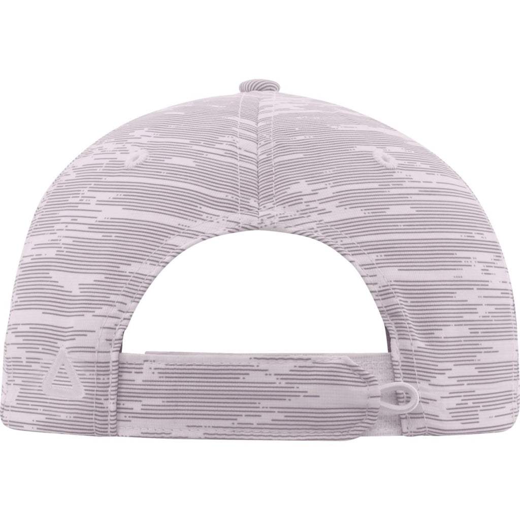 Ahead Streaker Patterned Performance Cap Transfer - White-Grey - View 3