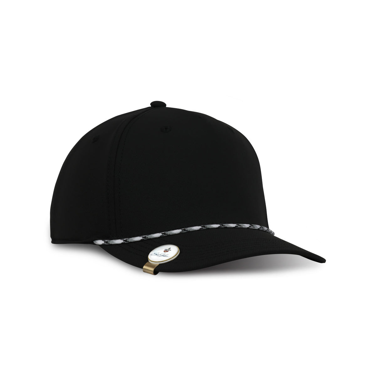 Ahead Switchfix Magnetic Hat Clip for Ball Markers Full Color - Black/Antique Brass - View 2