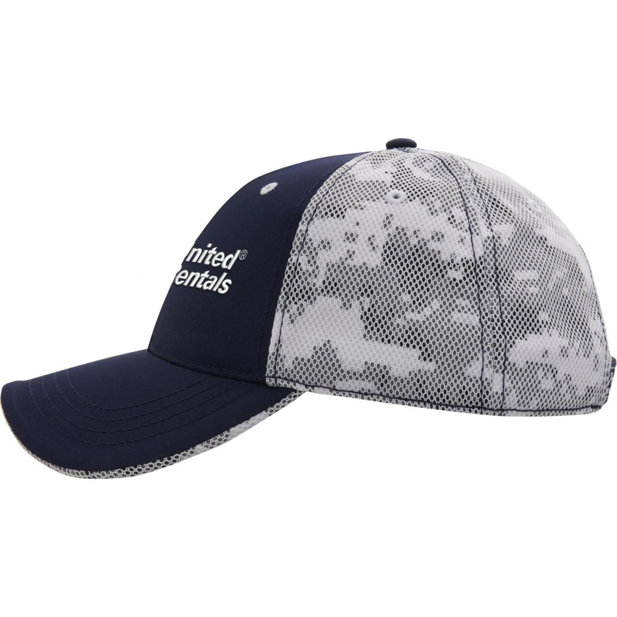 Ahead Taylor Camo Mesh Back Cap, UPF 50+ Transfer - Navy/Camo - View 3