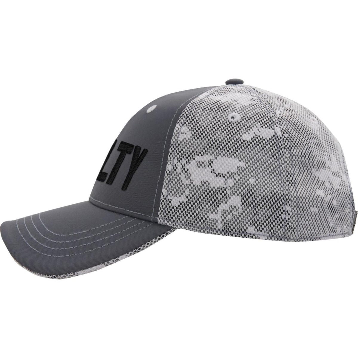 Ahead Taylor Camo Mesh Back Cap, UPF 50+ Transfer - Winter Grey/Camo - View 2