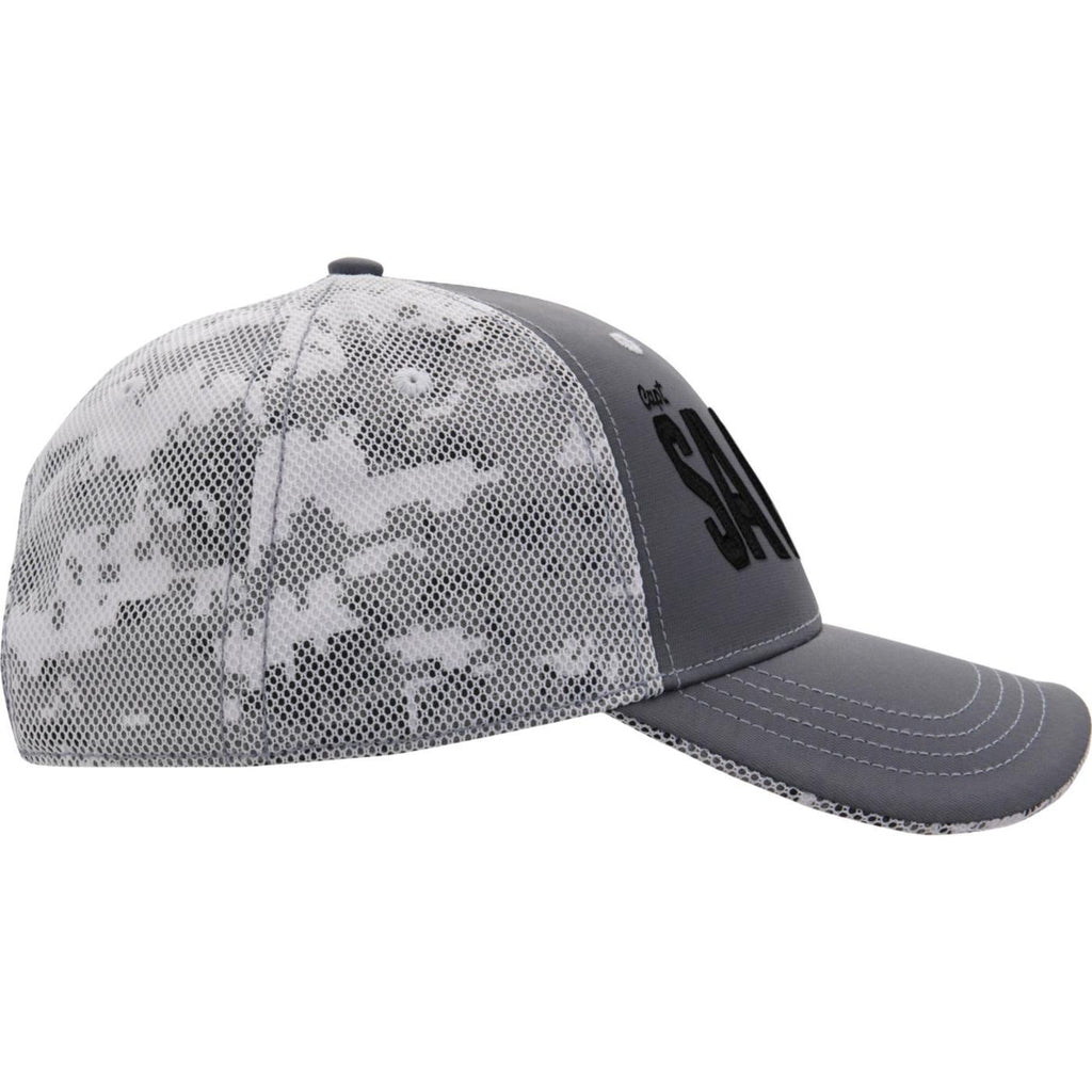 Ahead Taylor Camo Mesh Back Cap, UPF 50+ Transfer - Winter Grey/Camo - View 3