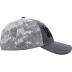 Ahead Taylor Camo Mesh Back Cap, UPF 50+ Transfer - Winter Grey/Camo - View 3