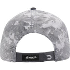 Ahead Taylor Camo Mesh Back Cap, UPF 50+ Transfer - Winter Grey/Camo - View 5