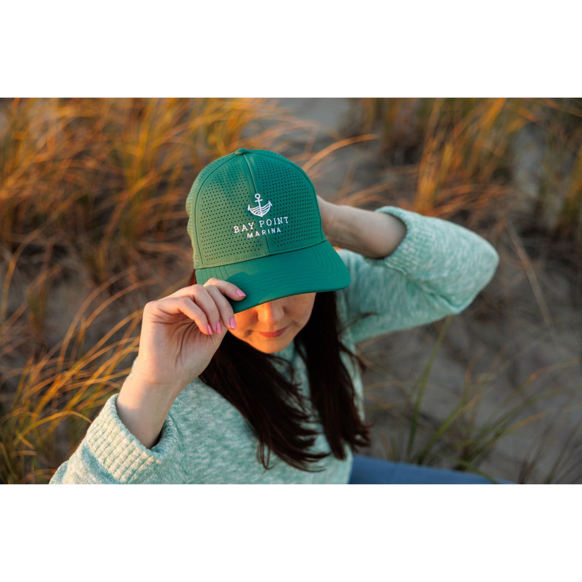 Ahead Ultravent Vented Performance Cap Transfer - Green - View 6