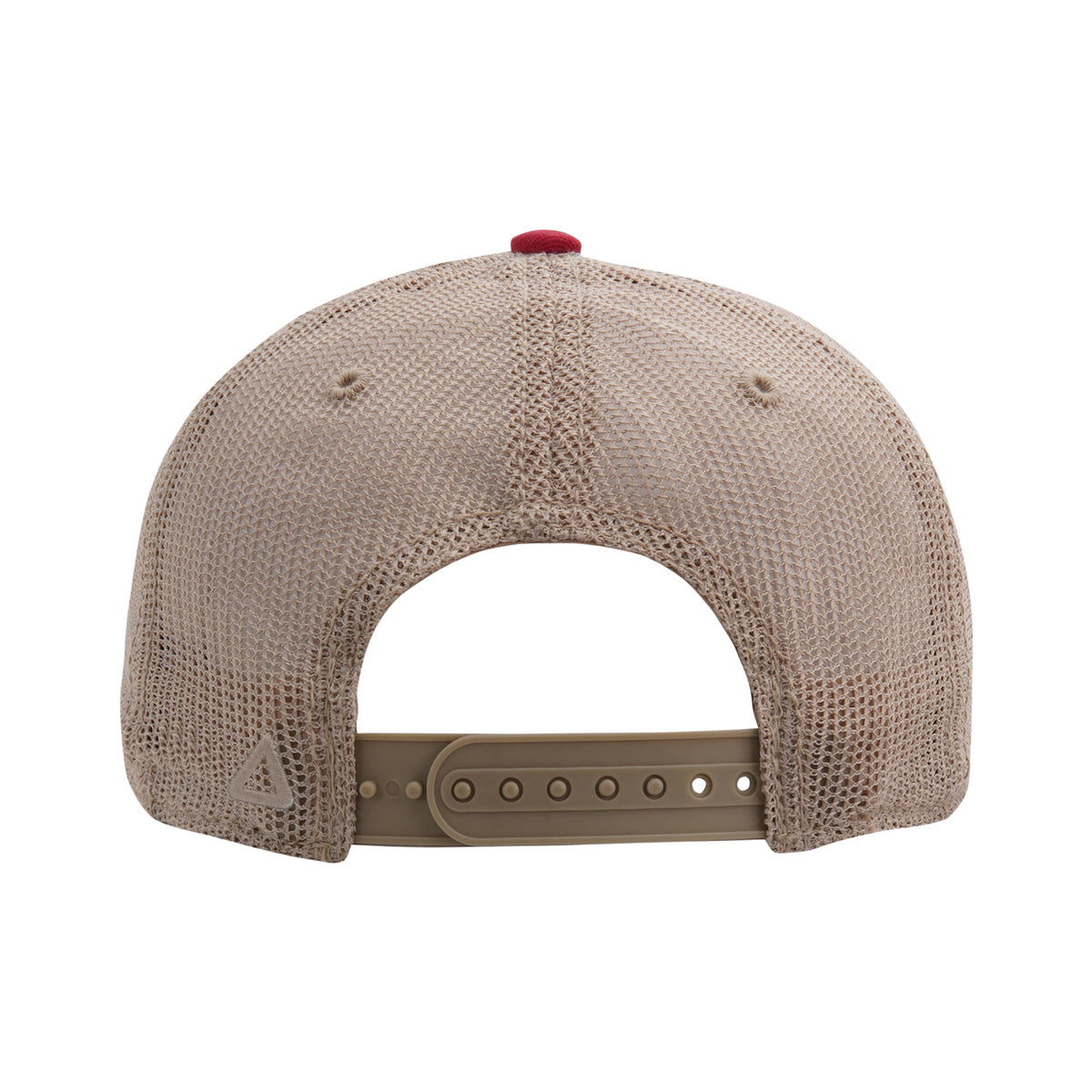 Ahead Wharf Tea Stained Mesh Back Cap Embroidery - Maroon - View 6