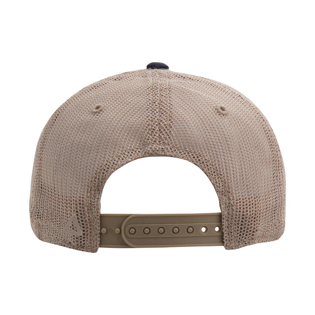 Ahead Wharf Tea Stained Mesh Back Cap Embroidery - Navy - View 6