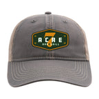 Ahead Wharf Tea Stained Mesh Back Cap Embroidery - Storm - View 2