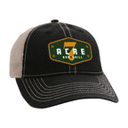 Ahead Wharf Tea Stained Mesh Back Cap Transfer - Black - View 1