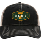 Ahead Wharf Tea Stained Mesh Back Cap Transfer - Black - View 2