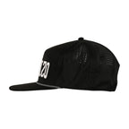 Ahead Zurich Flat Bill Cap with Rope Detail Transfer - Black - View 3