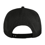 Ahead Zurich Flat Bill Cap with Rope Detail Transfer - Black - View 5